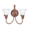 Ścienna lampa retro EM2-COPPER do przedpokoju miedziana