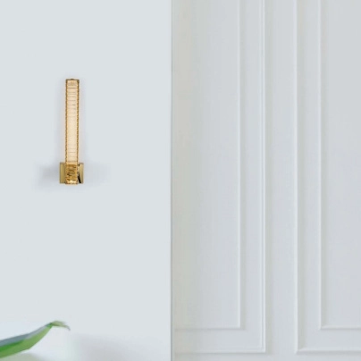 Kryształowy kinkiet Bauta złoty LED 19W 3500K lampa do sypialni outlet