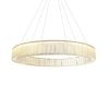 Okrągły żyrandol SAVOY P0696 nikiel LED 1x40W 3000K do salonu