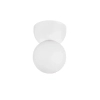 Gipsowa lampa sufitowa TROSILA biała LE45293 1xG9 kulista okrągła