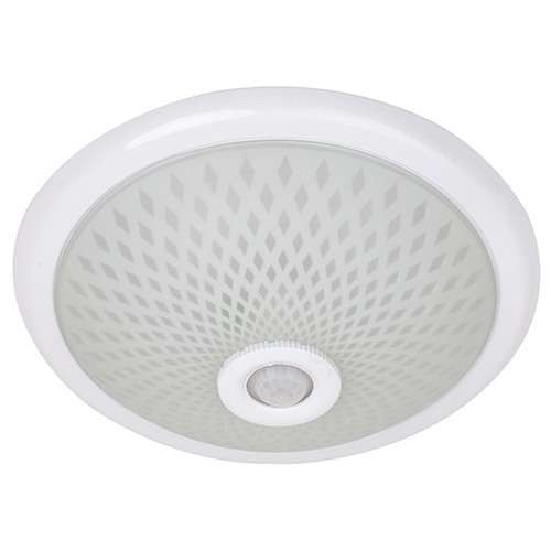 Plafon LAMPA sufitowa SENSORLU 360 KARO 02545 Ideus łazienkowa OPRAWA okrągła z czujnikiem ruchu biała