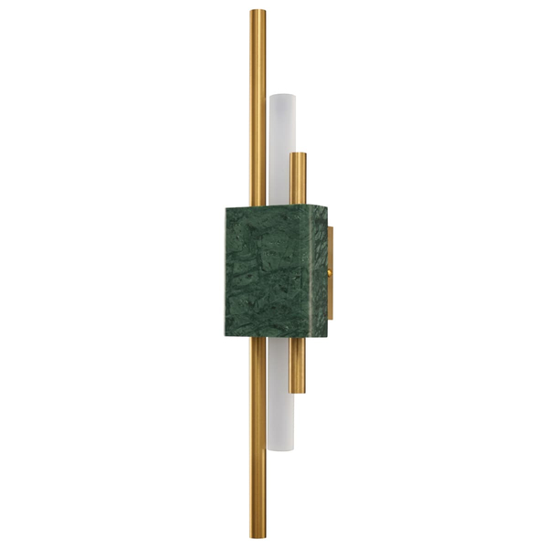 Nowoczesny kinkiet ELLIE ST-7007W-GREEN Step LED 5W 3000K marmur zielony złoty