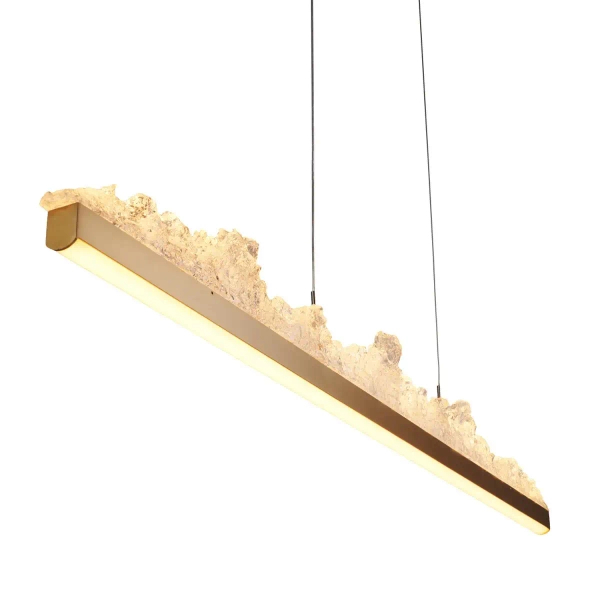 Wisząca lampa nad wyspę MONTANA ST-6490P/L LED 19W 3000K do jadalni złota