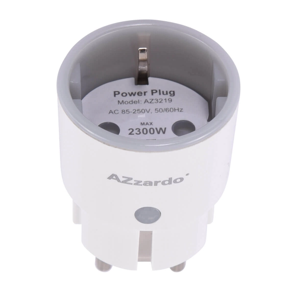 Wewnętrzna wtyczka z WiFi SINGLE AZ3219 Azzardo pojedyncza biała
