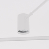 Sufitowa lampa SNOW LP-731/6P WH Light Prestige regulowana do salonu biała