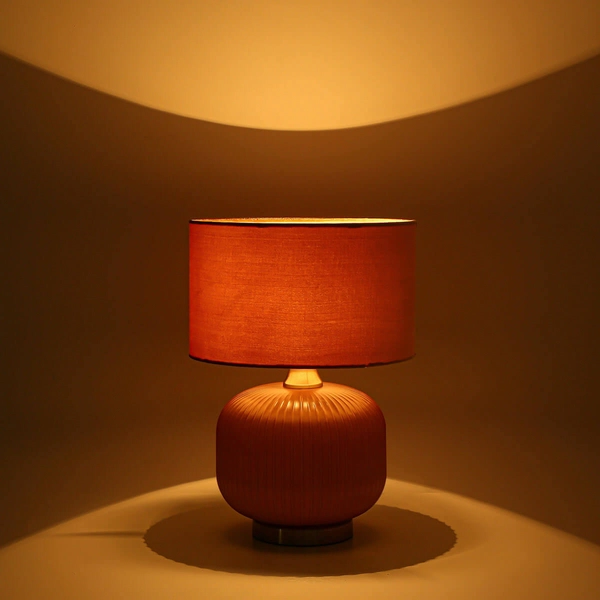 Stołowa lampka z abażurem Tamiza LP-1515/1T small gold Light Prestige złota