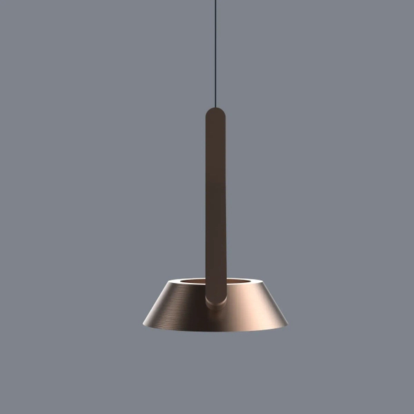 Ściemnialna lampa wisząca Garta PL0147 LED 16W 3000K czujnik różowe złoto