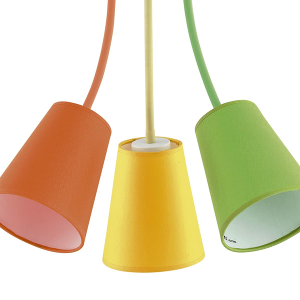 Lampa dziecięca sufitowa Wire 2106 TK Lighting z tkaniny kolorowa