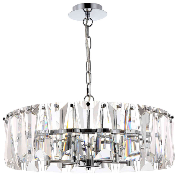 LAMPA wisząca PUNTES MOD043PL-06CH Maytoni glamour OPRAWA crystal zwis na łańcuchu chrom