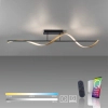 Sufitowa lampa Q-SWING mosiądz antracyt 6385-13 1xLED 24W CCT do salonu
