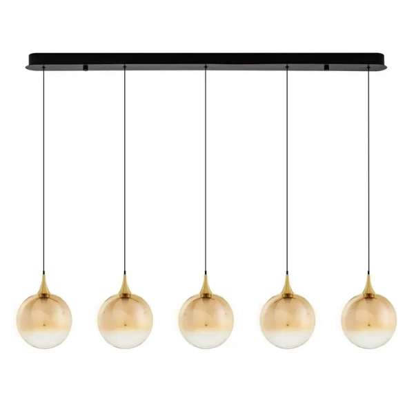 Wielopunktowa lampa wisząca LURVELA LE45135 LED 20W 3000K kule złote