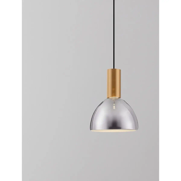 Szklana wisząca lampa SARDUNO LE45136 LED 8W 3000K złota