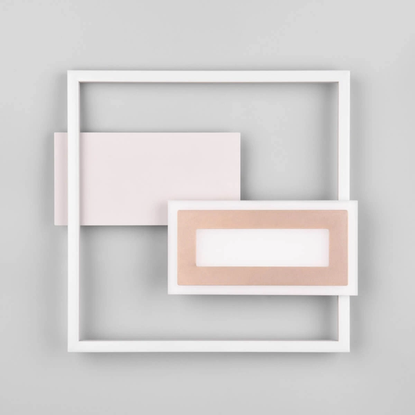 Metalowy plafon Spiro R67862176 RL Light LED 22W 3000K geometryczny szary