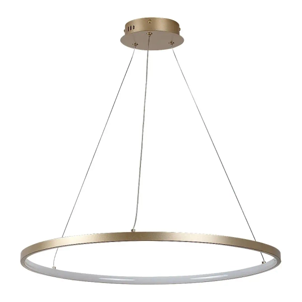 Wiszący żyrandol ledowy Beliza 72347 LED 55W 3000K pierścień złoty