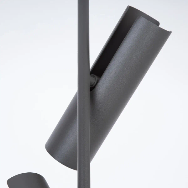 Lampa sufitowa regulowana Leda 3 41155 metalowa ciemnoszara