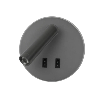 Ścienny kinkiet podłużny Furla WL-53742-1-GR LED 8W 3000K tuba szara