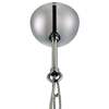 Industrialna LAMPA wisząca NAUTILIUS L 10263103 Kaspa okrągła OPRAWA metalowy ZWIS na łańcuchu chrom