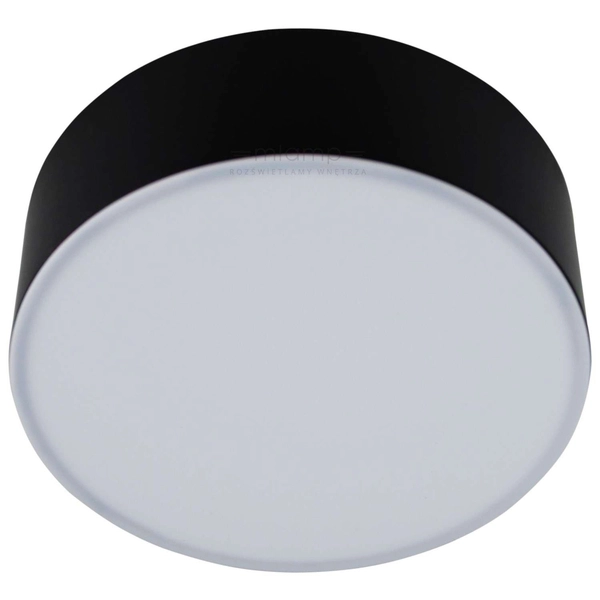 Plafon LAMPA sufitowa ZAMA 7031 Shilo okrągła OPRAWA natynkowa LED 15W 3000K pasteri maserlo czarna