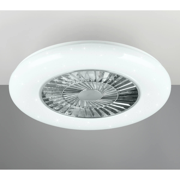 Wentylator sterowany pilotem Visby R62402106 LED 40W 3000-6500K srebrna