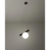 Szklana lampa wisząca BALANCE biała grafitowa MSE1501100489 1xG9 Ø35 kulista