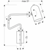 Regulowana lampa ścienna HOSTI 21-75451 metalowa reflektorek loftowy czarny