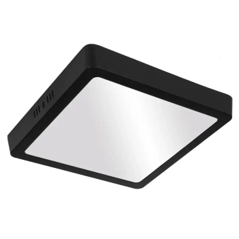 Kwadratowy plafon ledowy 701 LED 18W 4000K do gabinetu czarny