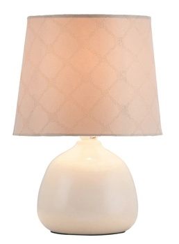 Klasyczna lampa stołowa Ellie 4380 ceramiczna beżowa