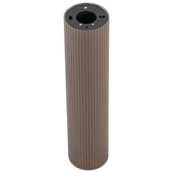 Nowoczesna sufitowa lampa Tube 11029 tuba żebrowana brązowy