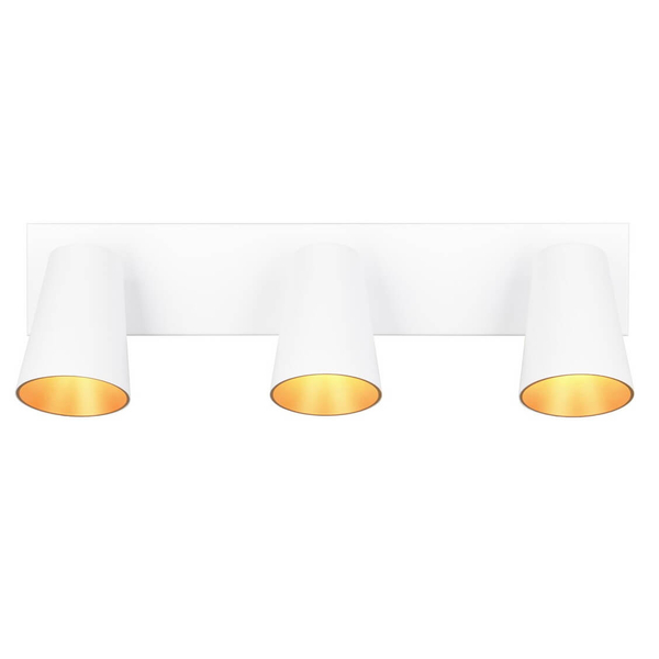 Potrójna lampa sufitowa Sharp 817100331 regulowana reflektory biała