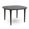 Okrągły stół LAMINAR MM001501100339 czarny drewniany do jadalni 120cm