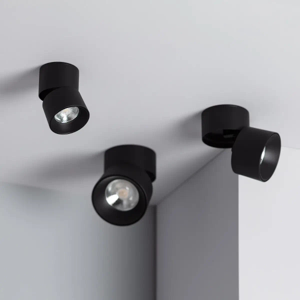Metalowy spot Estetica ABR-LPR-7W-C-NW Abruzzo LED 7W 4000-4500K czarny