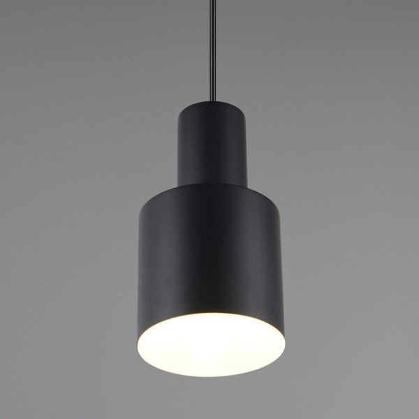 Wisząca lampa ELIOR DL132319400 Trio walec tubka do kuchni czarna
