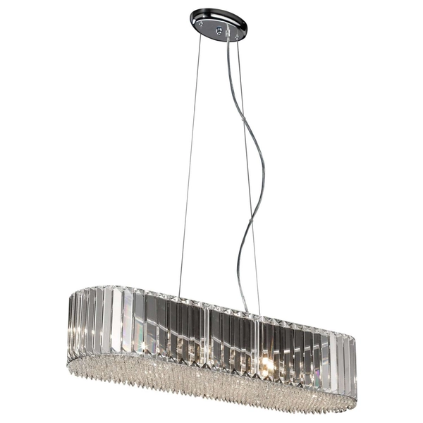 LAMPA wisząca PRINCE P0360-06D-F4AC Zumaline kryształowa OPRAWA glamour crystal przezroczysta