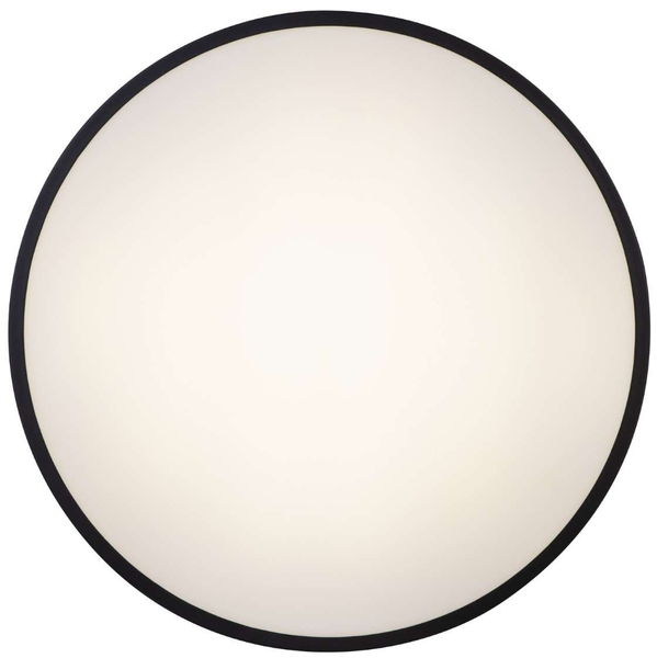 LAMPA sufitowa WISS 41744-48S Globo okrągła OPRAWA plafon LED 48W 3000K - 6000K metalowy czarny