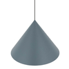 Lampa zwieszana trójkątna ZENITH 11484 do salonu szary błękit