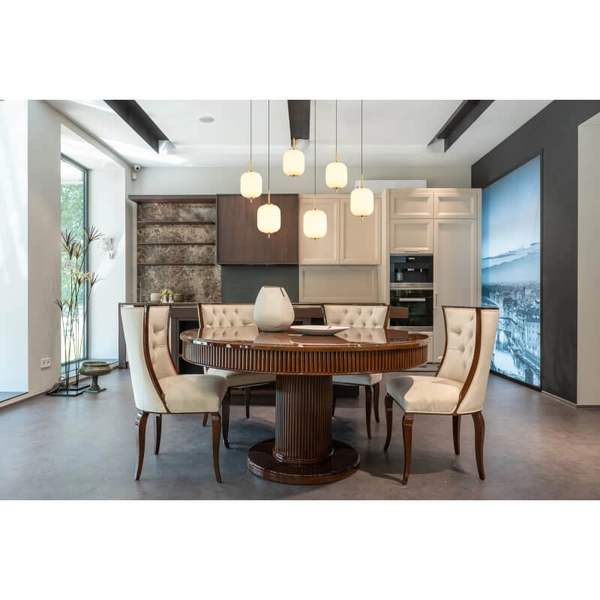 Wisząca lampa nad stół Ewald 15217-6 LED 40W 3000K kule mosiądz