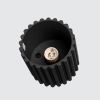 Tuba sufitowa AURA czarna SL.1784 metalowa do salonu