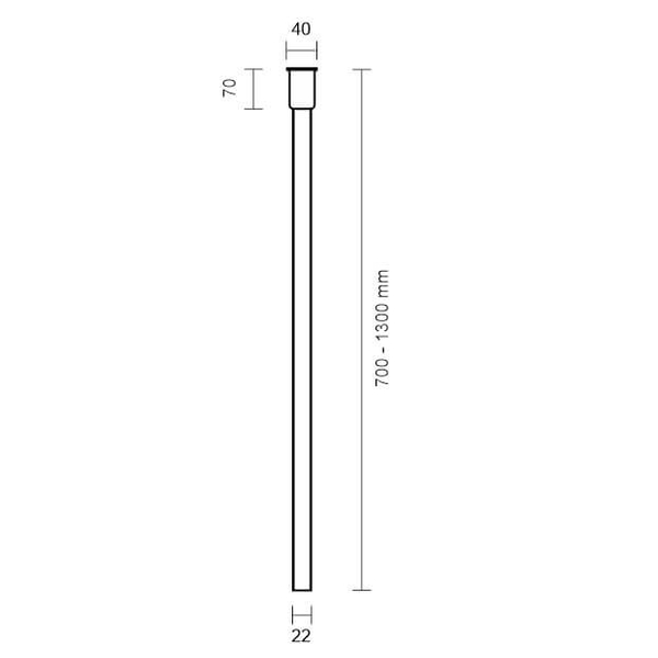 Sufitowa lampa jadalniana ALHA 9130 Dohar sopel metalowy miedziany