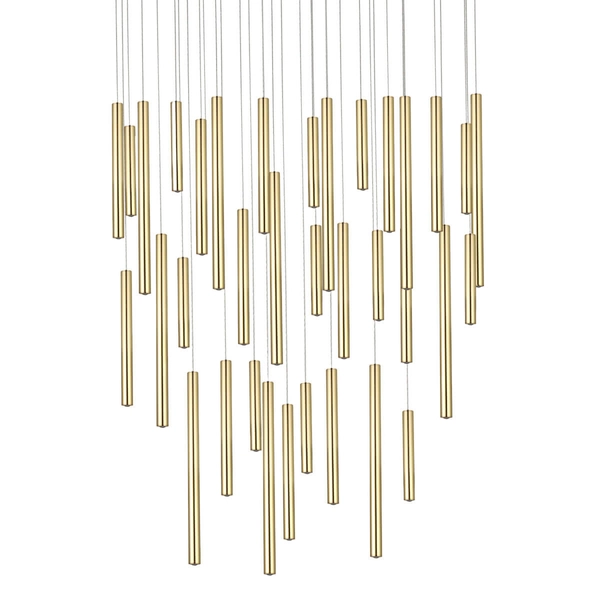 Lampa wielopunktowa zwisająca ILIOS AZ5748 Azzardo LED 160W 3000K złota