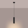 Podłużna lampa wisząca KARBON SL.1573 jadalniana tubka czarny
