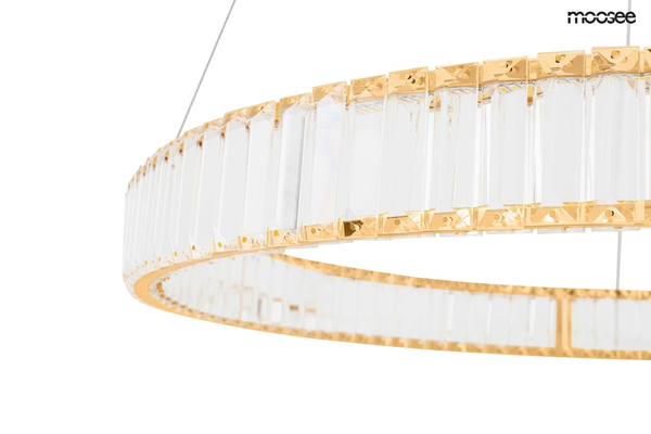 Wisząca lampa glamour Liberty LED 62,6W 3000K kaskada złota
