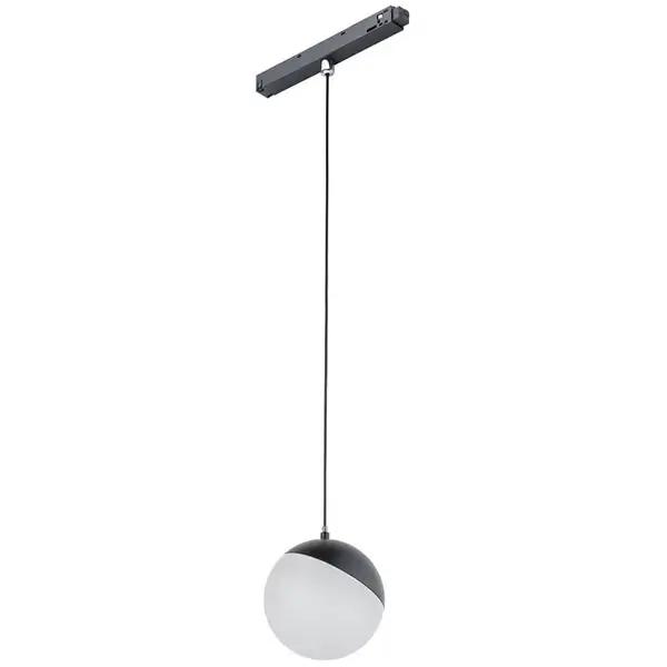 Wisząca lampa do szynoprzewodu 10153 LED 8W 3000K czarna biała
