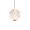 Glamour LAMPA wisząca ROSARIO PND-12220121-1A-CR Italux OPRAWA crystal ZWIS LED 4,2W 3000K kula ball przezroczysta
