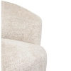 Tapicerowany fotel OSCAR MM001501100358 beżowy kubełkowy tkanina 70cm