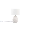 Nocna stołowa lampka Melva R51771031 ceramiczna do sypialni biały