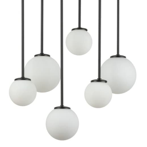 Sufitowa lampa szklane kule Tulia 33499 Sigma molekuły mleczne klosze