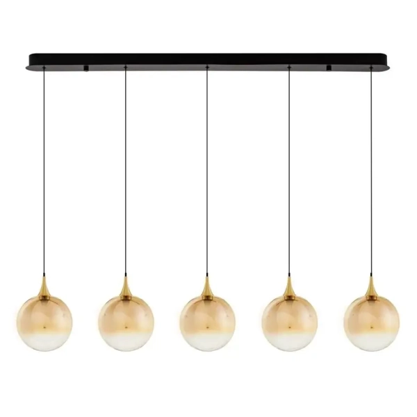 Wielopunktowa lampa wisząca LURVELA LE45135 LED 20W 3000K kule złote