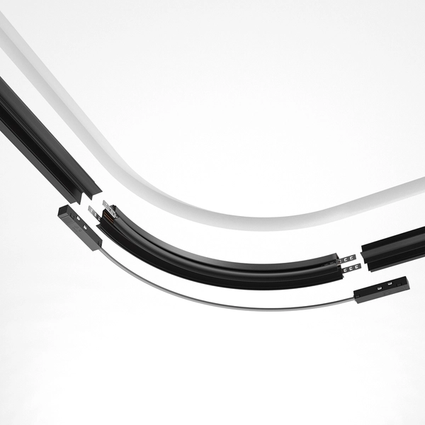 Łącznik zasilania do szyny magnetycznej Exility TRA034CPC-42B-50 czarny