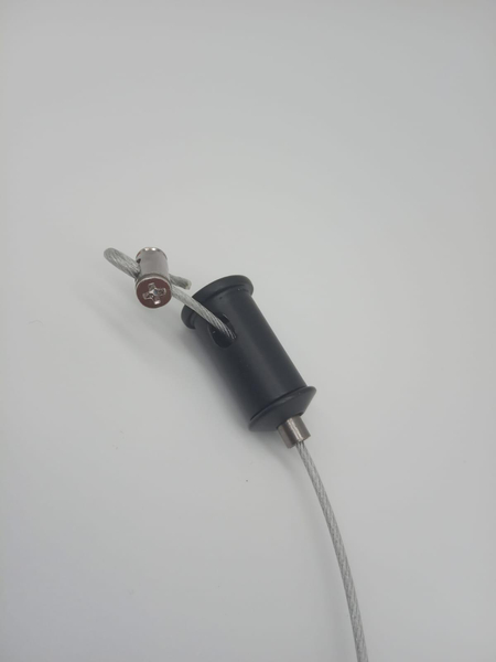 Lampa podwieszana kryształ Arctic SMP0099 black Step LED 104W 3000K belka czarna
