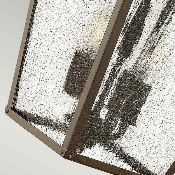 Kinkiet elewacyjny wiszący HK-TRELLIS2-L Hinkley klasyczny brązowy